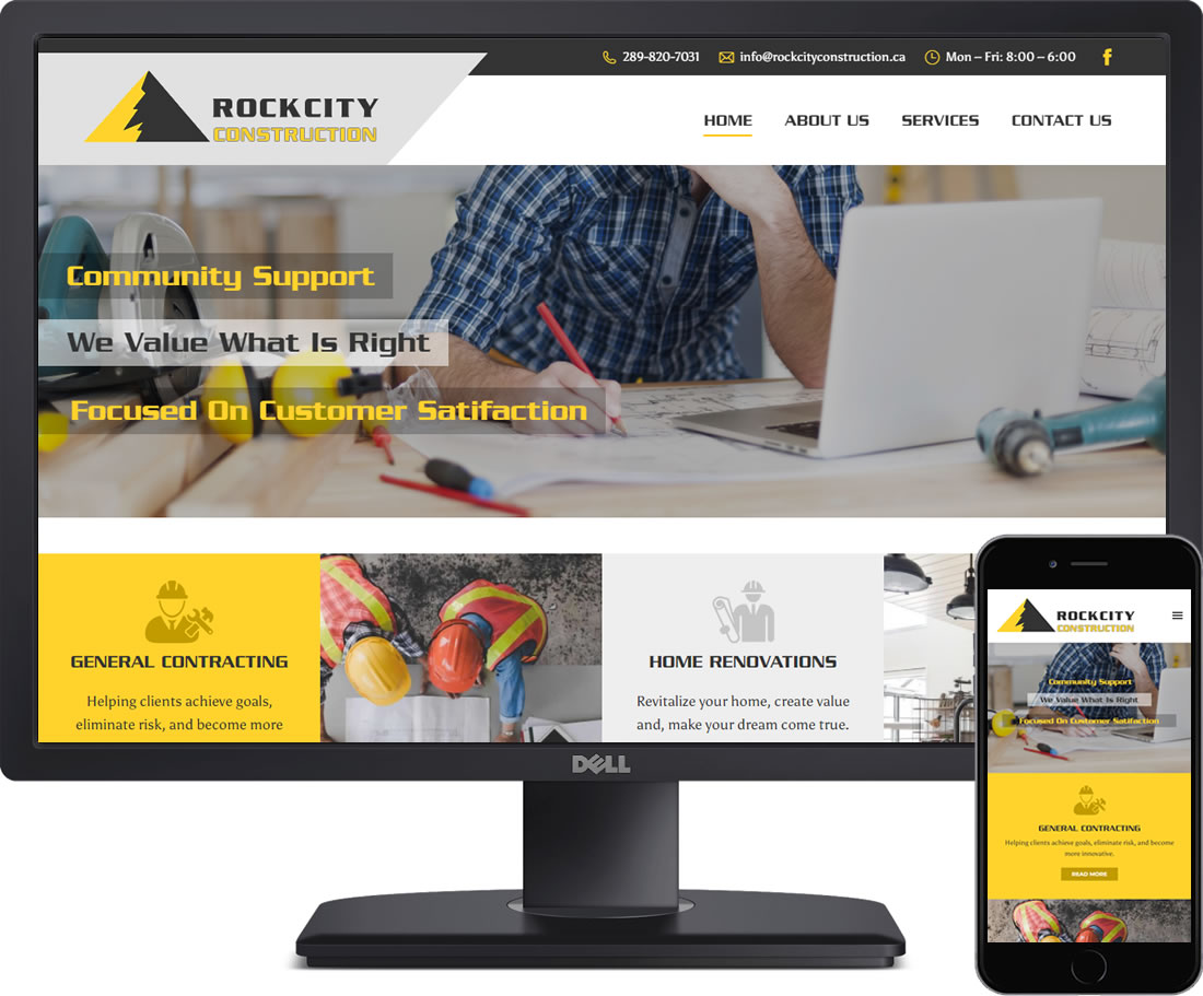 web design project rockcity